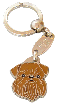 BRUSSELS GRIFFON <br> (keyring, engraving included)